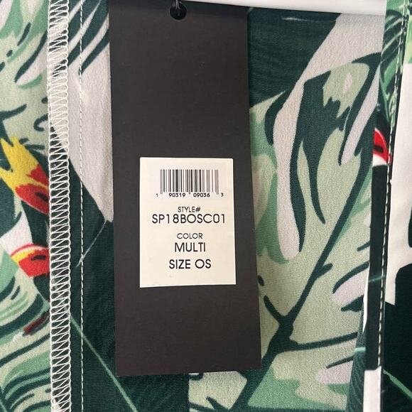 New! Rachel Zoe Floral Plants Cardigan Kimono Duster Cover Up Open Front OSFM - Picture 5 of 10